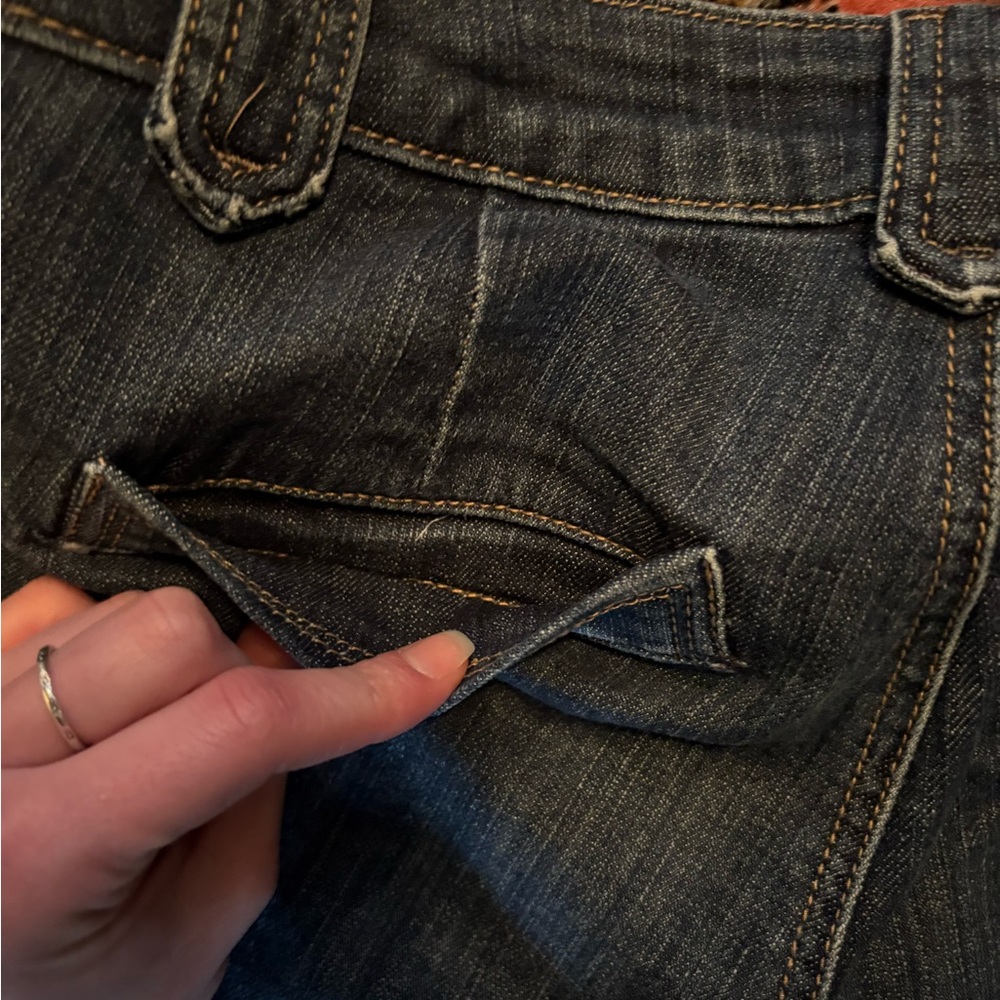 You & You Low Rise Flair Dark Wash Jean - Picture 9 of 9